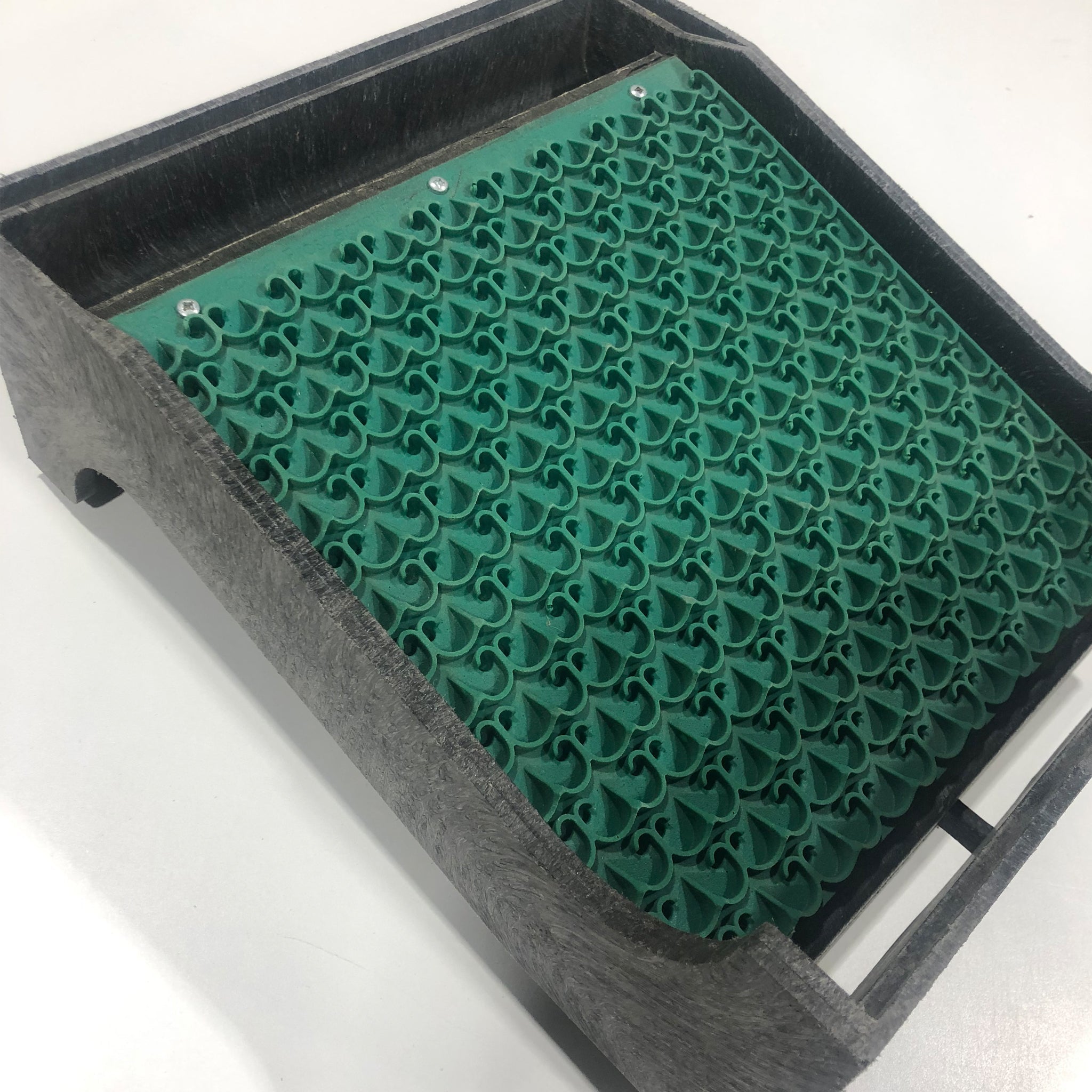 Dream Mat Gold Cube product tray. Front facing.