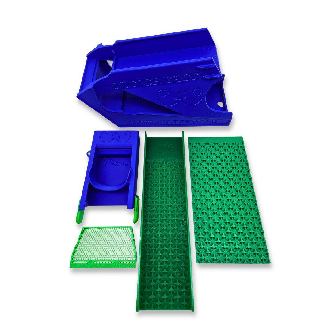 Switchback Clean-Up Sluice Box Kit with Base - Dream Mat | Gold Prospecting Equipment