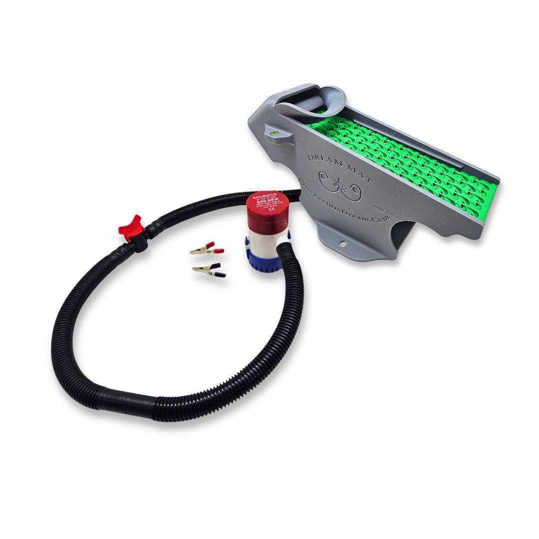 Dream Mat - Gold Clean Up Buddy - 12V Kit (500gph) - Dream Mat Exclusive Sluice Box | Gold Prospecting Equipment - Prospectors Dream