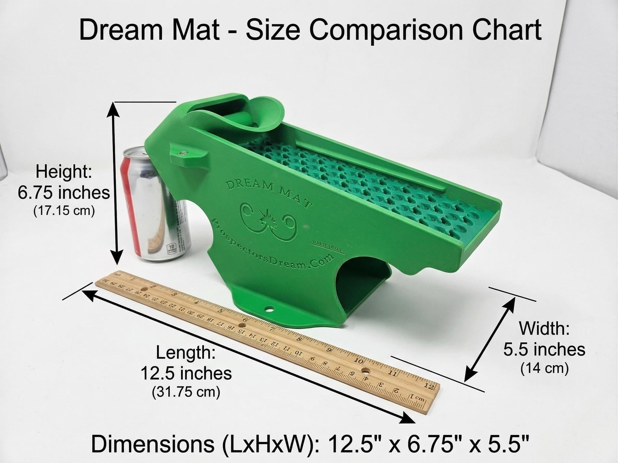 Dream Mat - Gold Clean Up Buddy Kit + Bering Sea Paydirt - Gold Mining Equipment - Prospectors Dream