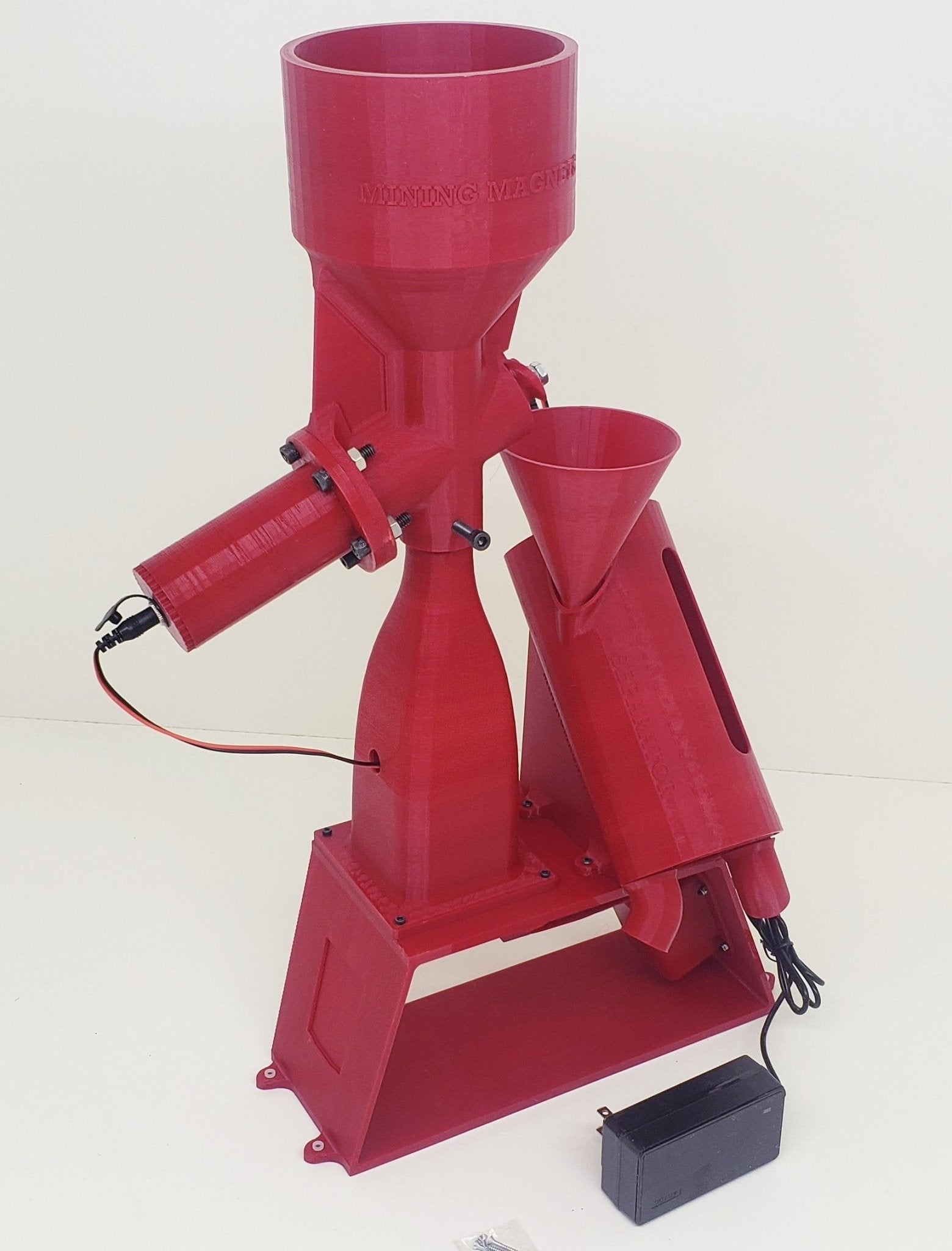Dream Mat - Dry Electro magnetic Separator & Slow Even Feed Auger KIT - Prospecting Equipment - Prospectors Dream
