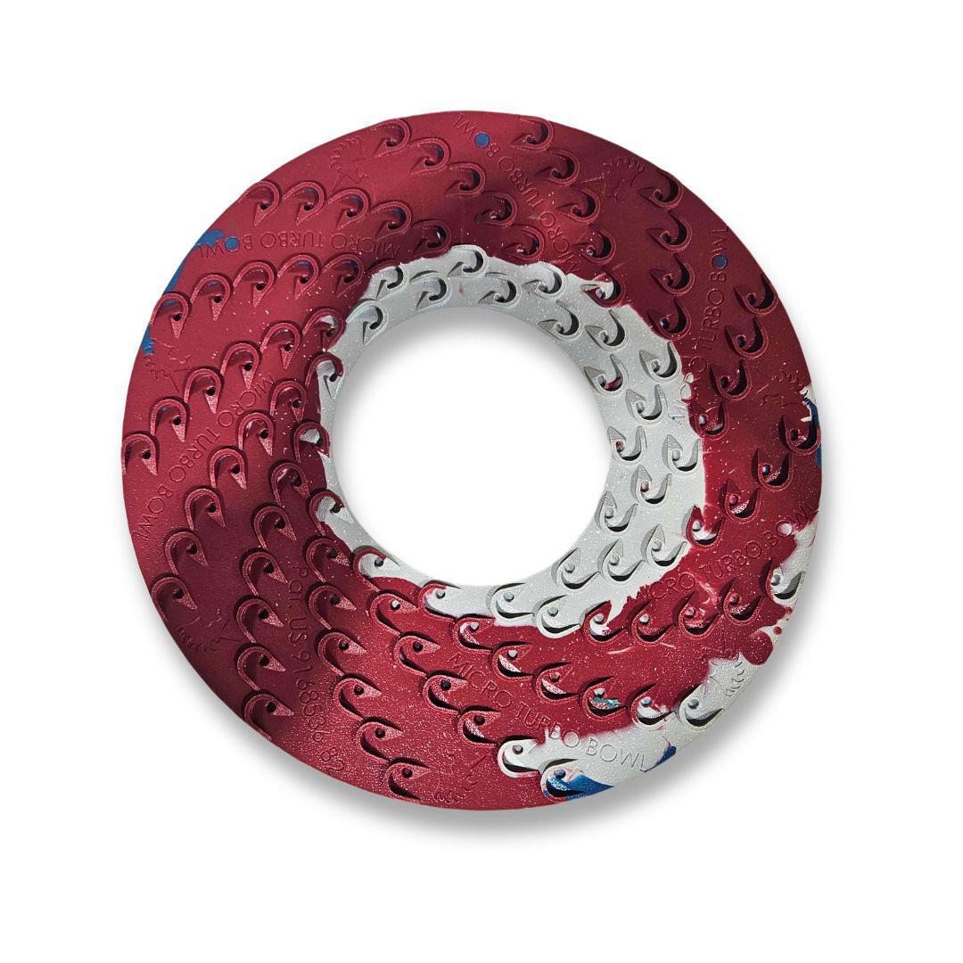 Dream Mat - Red/White/Blue - Blue Bowl Concentrator Dream Mat Vortex Insert - Sluice Mat - Prospectors Dream