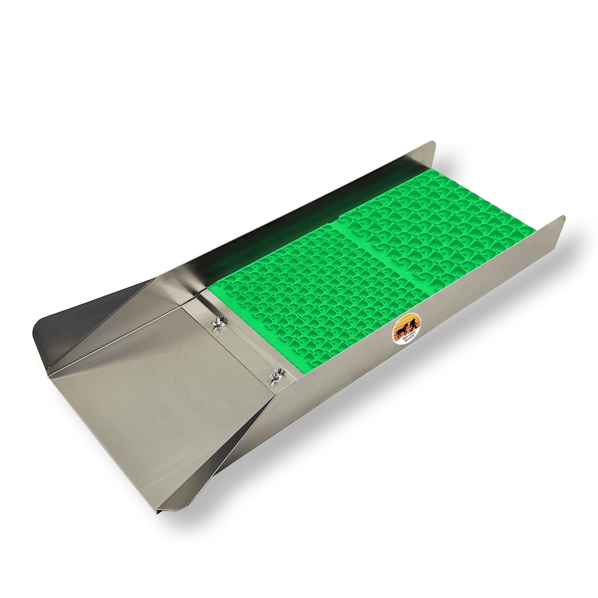 Dream Mat - 12X35 Sluice Box with Dream Mat | Gold Prospecting Equipment - Gold Sluice Box - Prospectors Dream