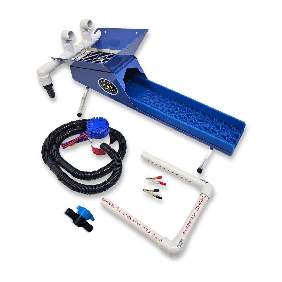 Dream Mat - 4X16 Micro Banker Kit with Pump & Dream Mat - Gold Prospecting Equipment - Gold Highbanker - Prospectors Dream