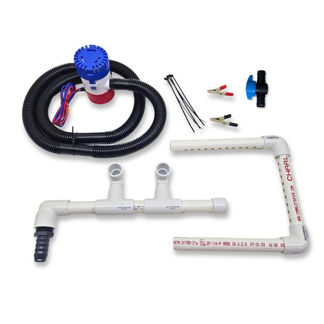 Dream Mat - 4X16 Micro Banker Kit with Pump & Dream Mat - Gold Prospecting Equipment - Gold Highbanker - Prospectors Dream