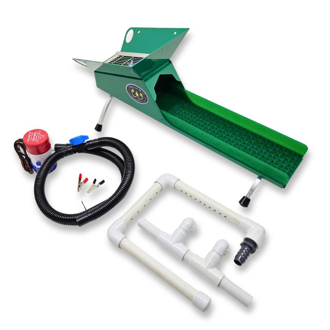 Dream Mat - 4X16 Micro Banker Kit with Pump & Dream Mat - Gold Prospecting Equipment - Gold Highbanker - Prospectors Dream