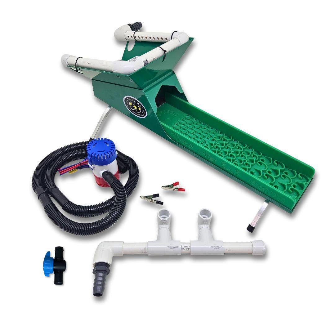 Dream Mat - 4X16 Micro Banker Kit with Pump & Dream Mat - Gold Prospecting Equipment - Gold Highbanker - Prospectors Dream