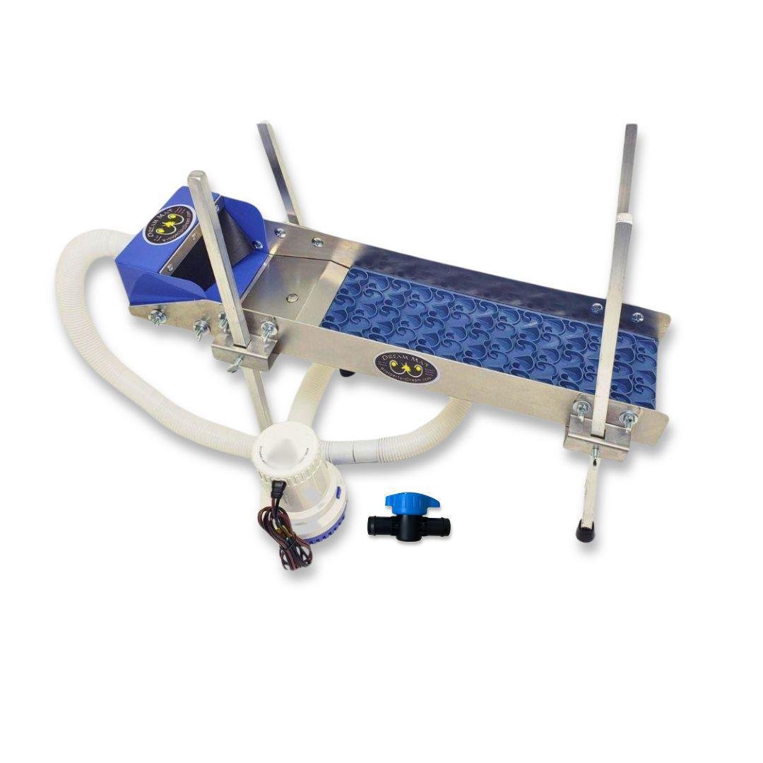 Dream Mat - 6X24 Power Sluice Box Kit with Dream Mat - 18" legs | Gold Prospecting Equipment - Gold Highbanker - Prospectors Dream