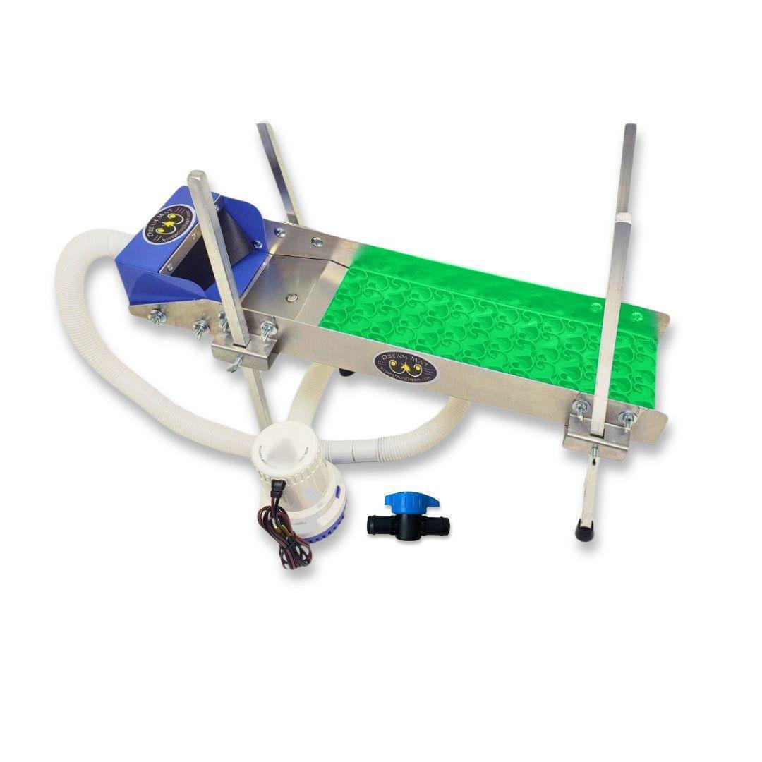 Dream Mat - 6X24 Power Sluice Box Kit with Dream Mat - 18" legs | Gold Prospecting Equipment - Gold Highbanker - Prospectors Dream