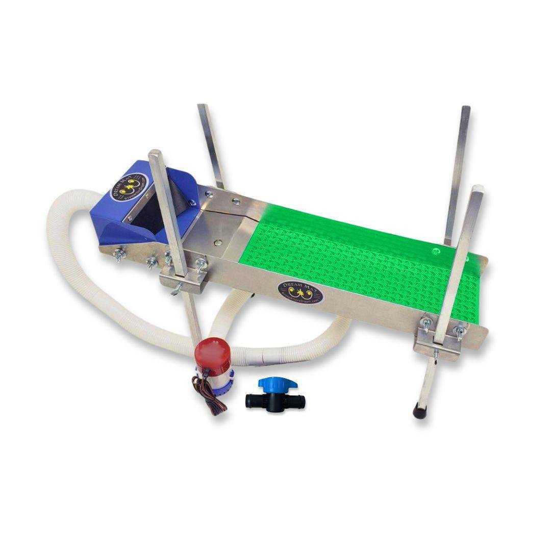 Dream Mat - 6X24 Power Sluice Box Kit with Dream Mat - 18" legs | Gold Prospecting Equipment - Gold Highbanker - Prospectors Dream