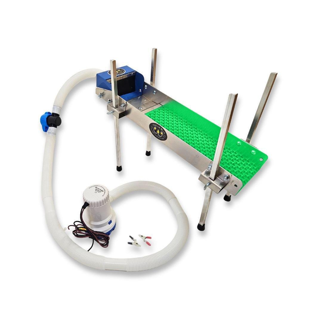 Dream Mat - 6X24 Power Sluice Box Kit with Dream Mat - 18" legs | Gold Prospecting Equipment - Gold Highbanker - Prospectors Dream