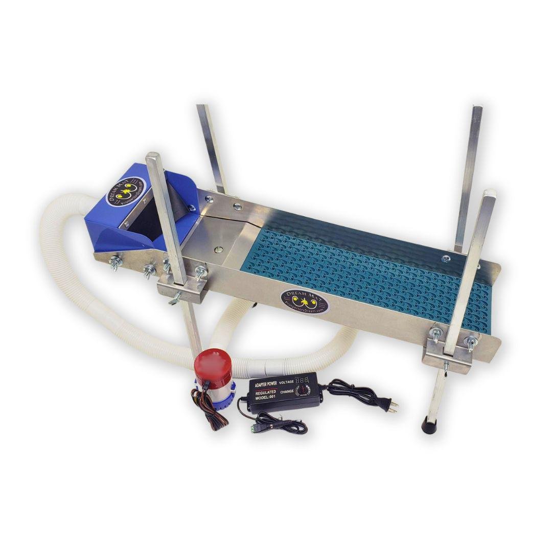 Dream Mat - 6X24 Power Sluice Box Kit with Dream Mat - 18" legs | Gold Prospecting Equipment - Gold Highbanker - Prospectors Dream