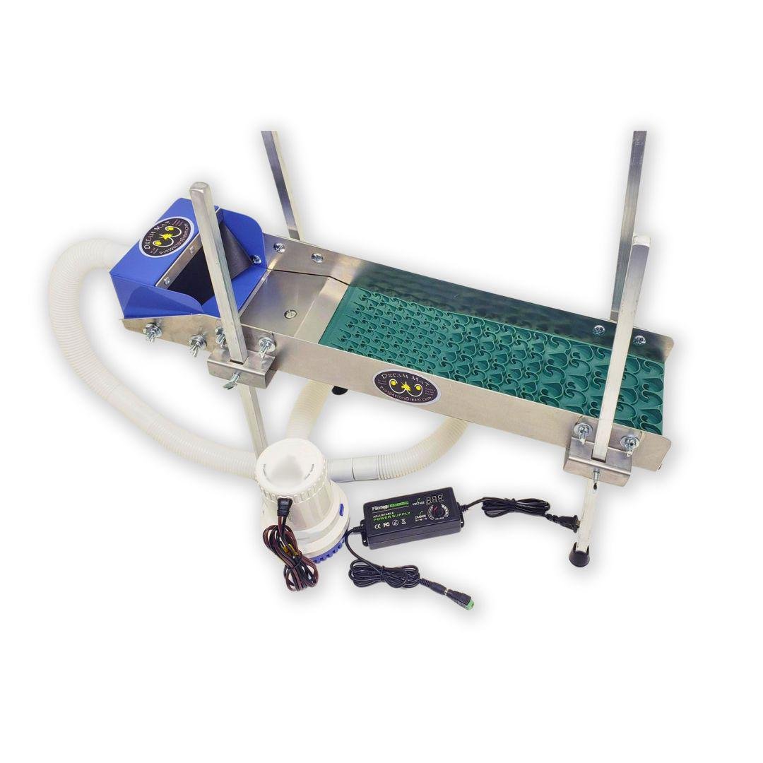 Dream Mat - 6X24 Power Sluice Box Kit with Dream Mat - 18" legs | Gold Prospecting Equipment - Gold Highbanker - Prospectors Dream