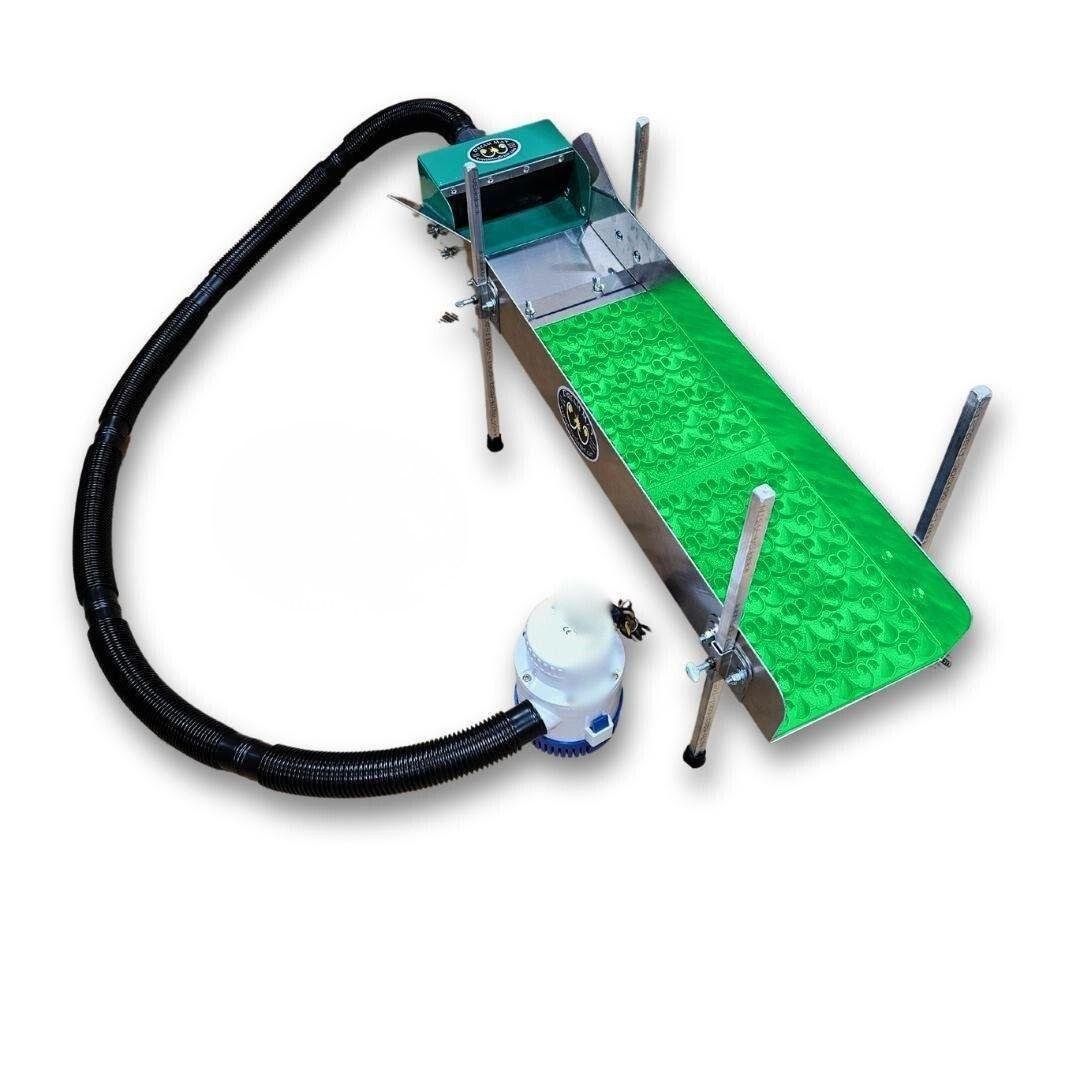 Dream Mat - 8X35 Power Sluice Box Kit with Dream Mat + 18" leg Kit | Gold Prospecting Equipment - Gold Highbanker - Prospectors Dream