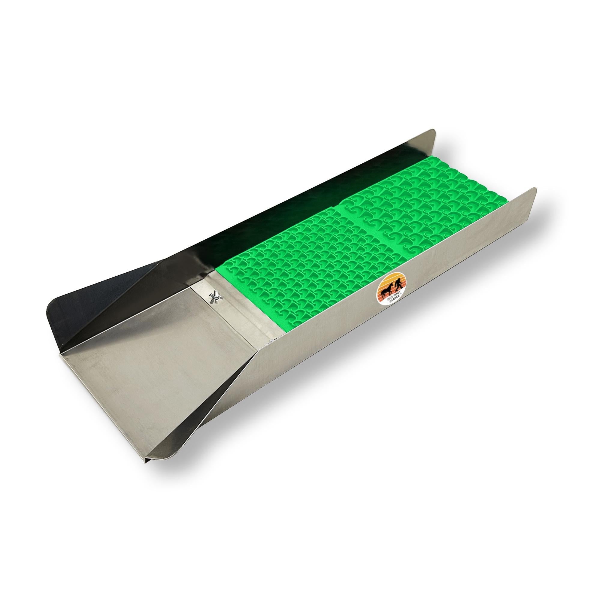 Dream Mat - 8X35 Sluice Box with Dream Mat | Gold Prospecting Equipment - Gold Sluice Box - Prospectors Dream