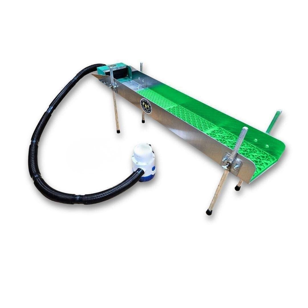 Dream Mat - 8X47 Power Sluice Box Kit with Dream Mat + 18" leg Kit | Gold Prospecting Equipmen - Gold Highbanker - Prospectors Dream