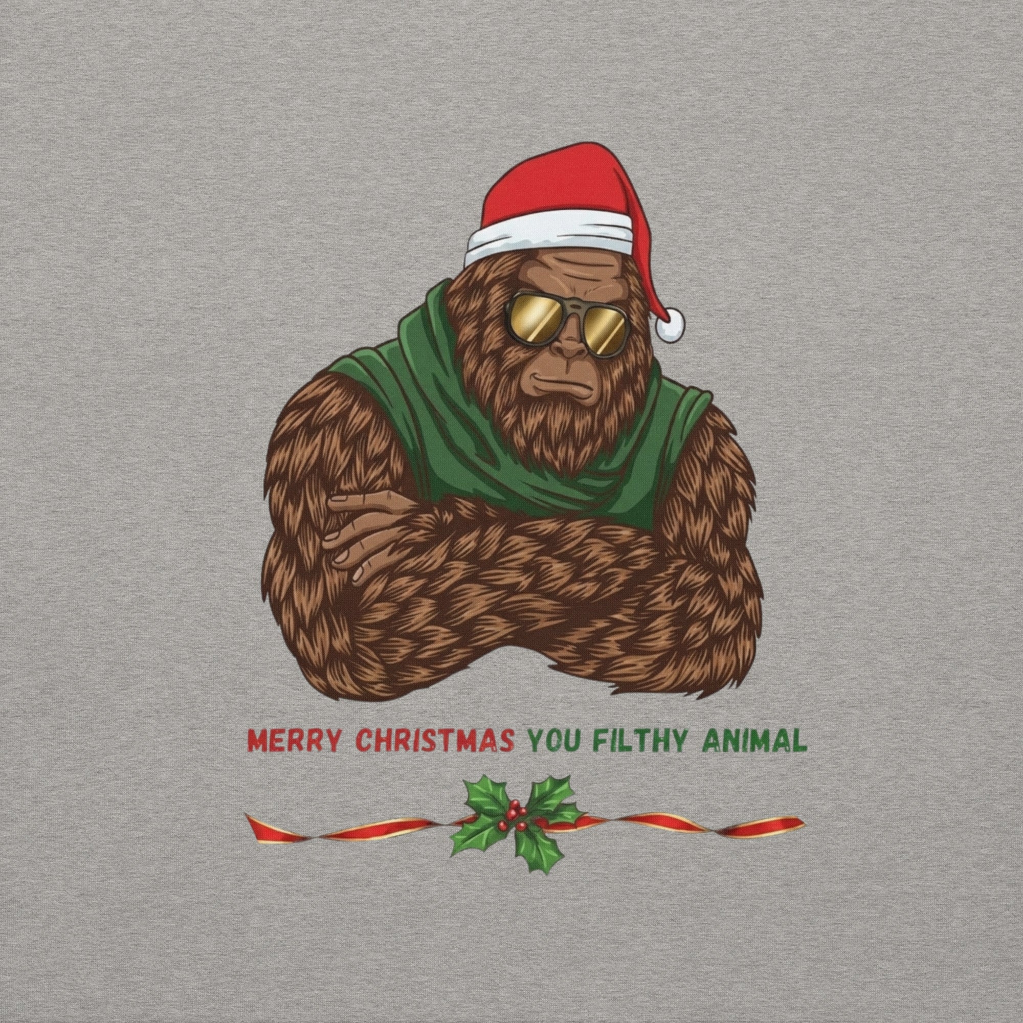 Dream Mat - Bigfoot Christmas Unisex Hoodie - Filthy Animal - Apparel - Prospectors Dream
