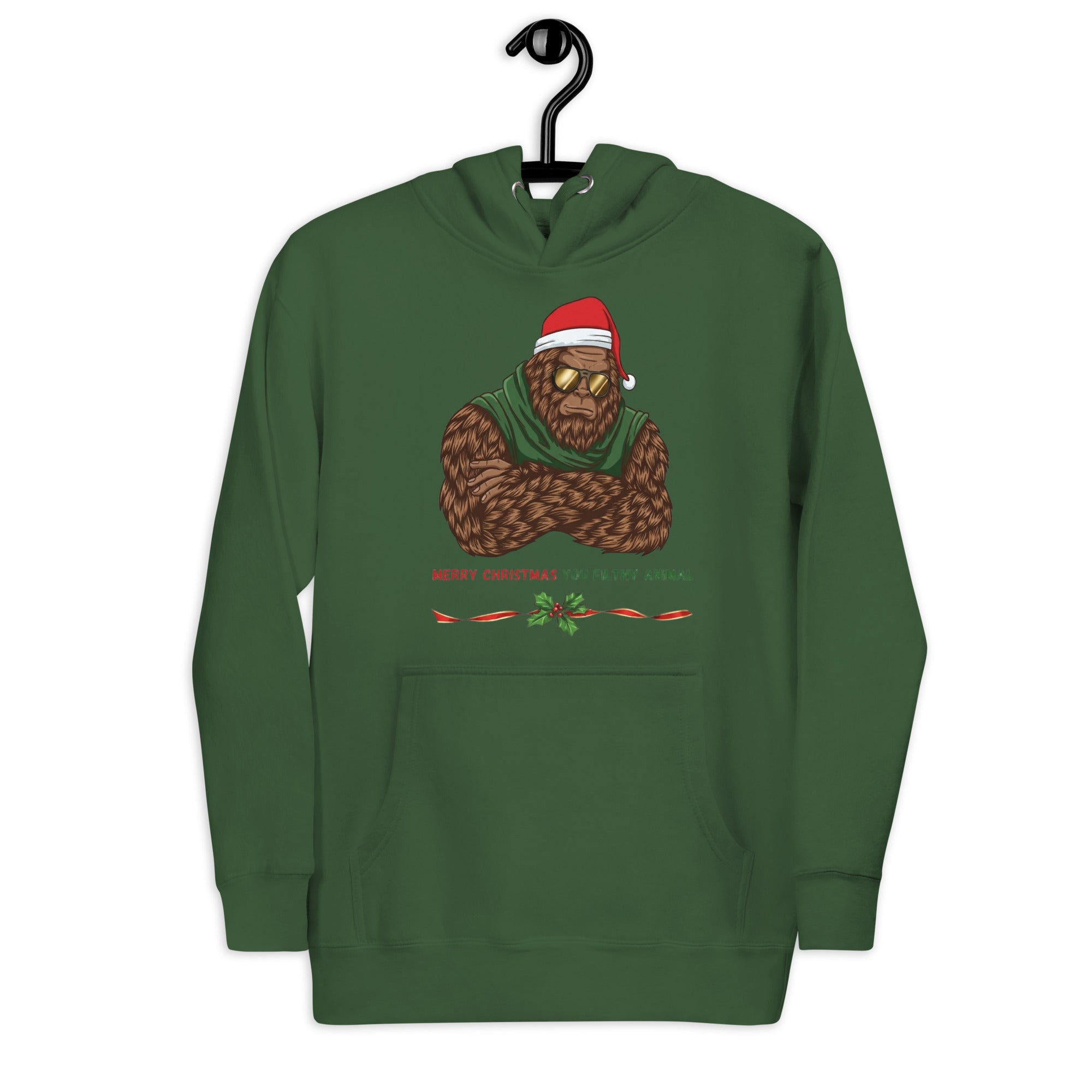 Dream Mat - Bigfoot Christmas Unisex Hoodie - Filthy Animal - Apparel - Prospectors Dream