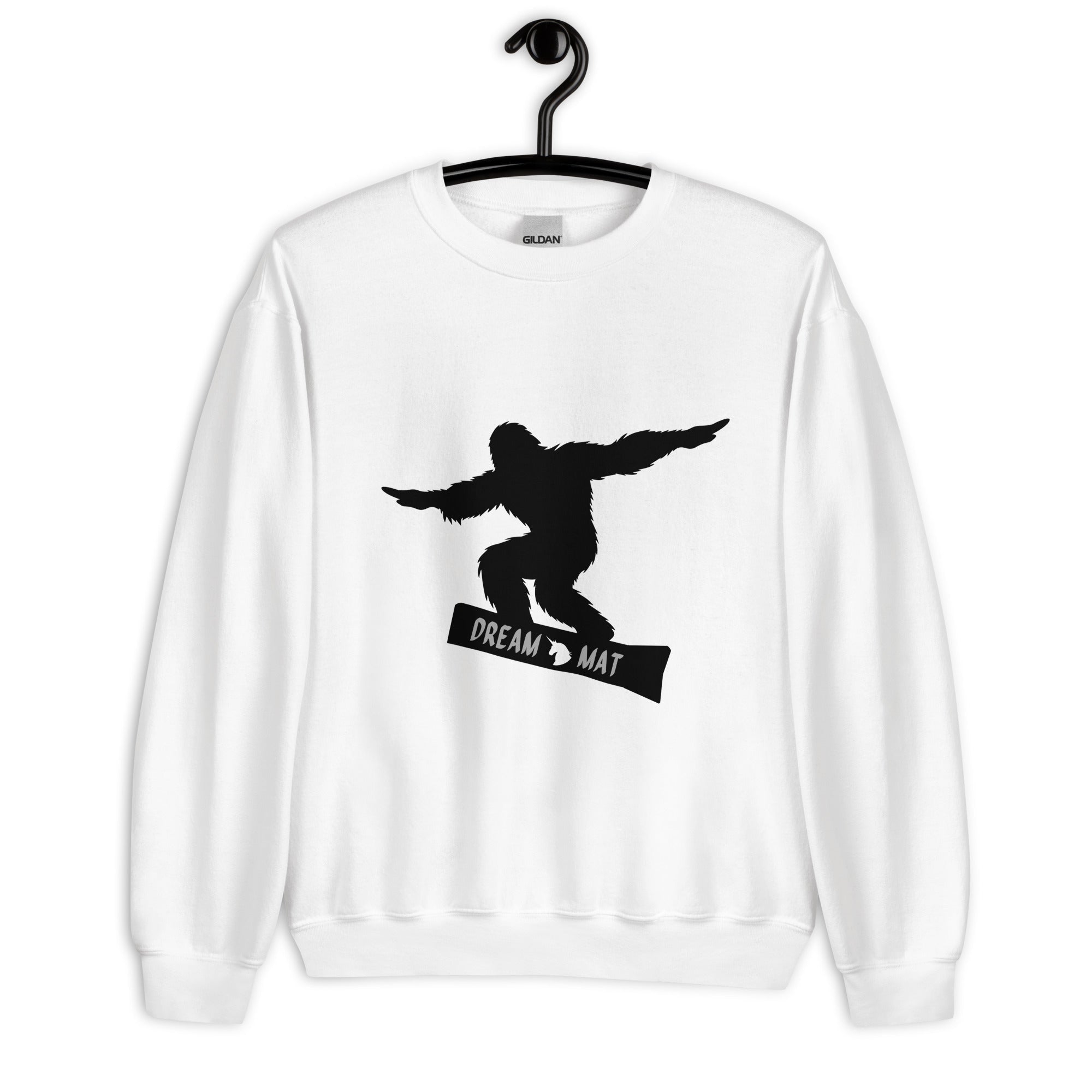 Dream Mat - Bigfoot Sluice Snowboard - Unisex Sweatshirt - Prospectors Dream