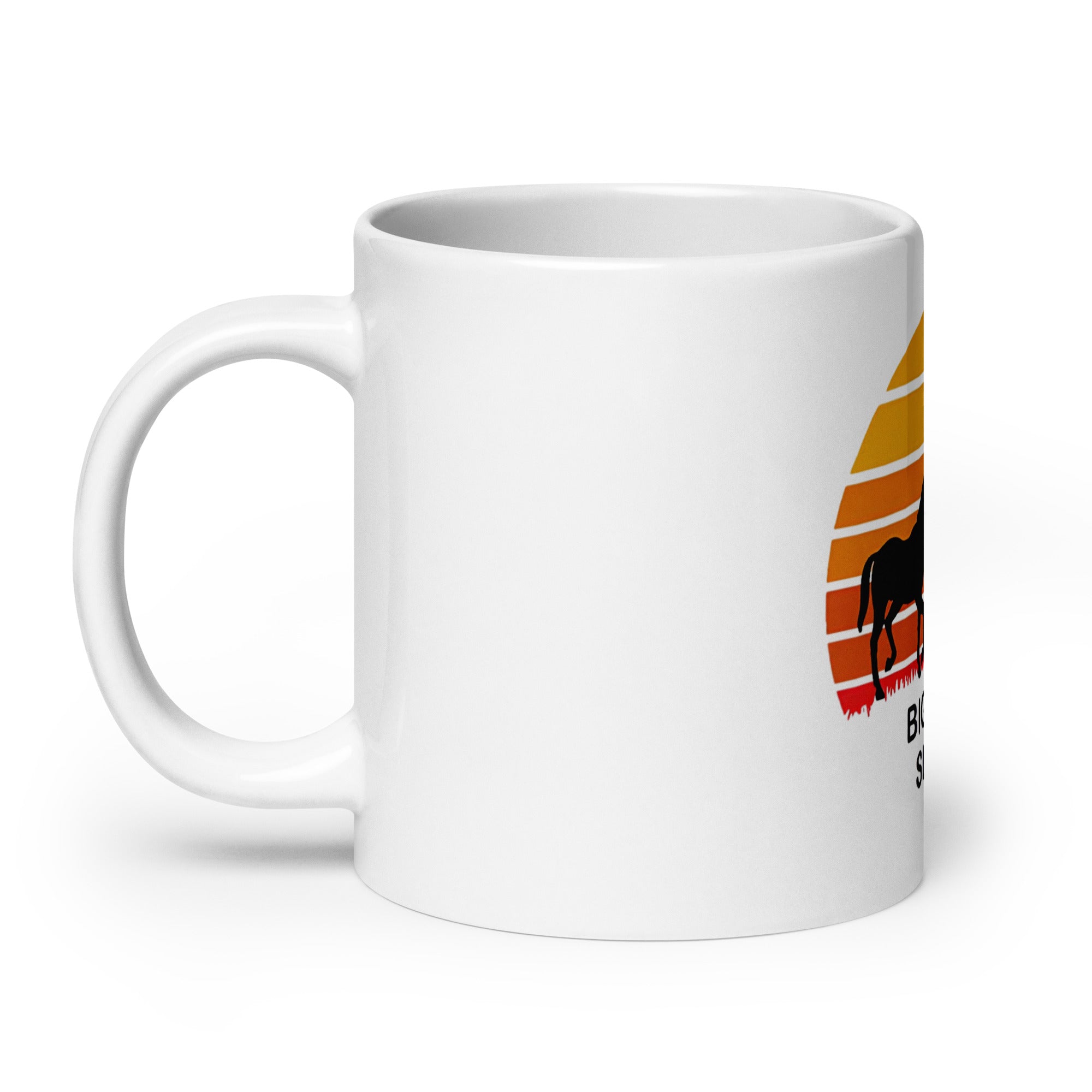 Dream Mat - Bigfoot White glossy mug - Prospectors Dream