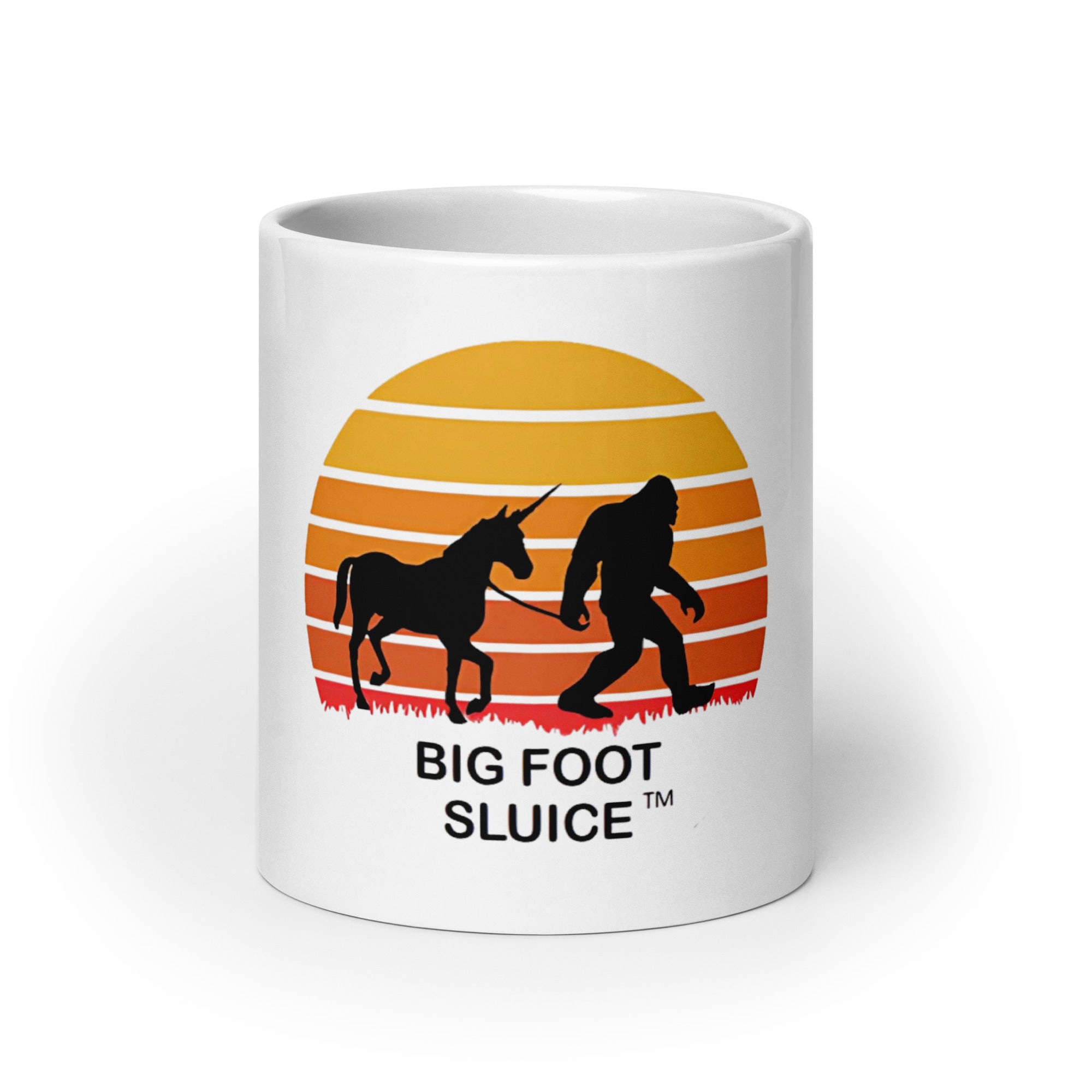 Dream Mat - Bigfoot White glossy mug - Prospectors Dream