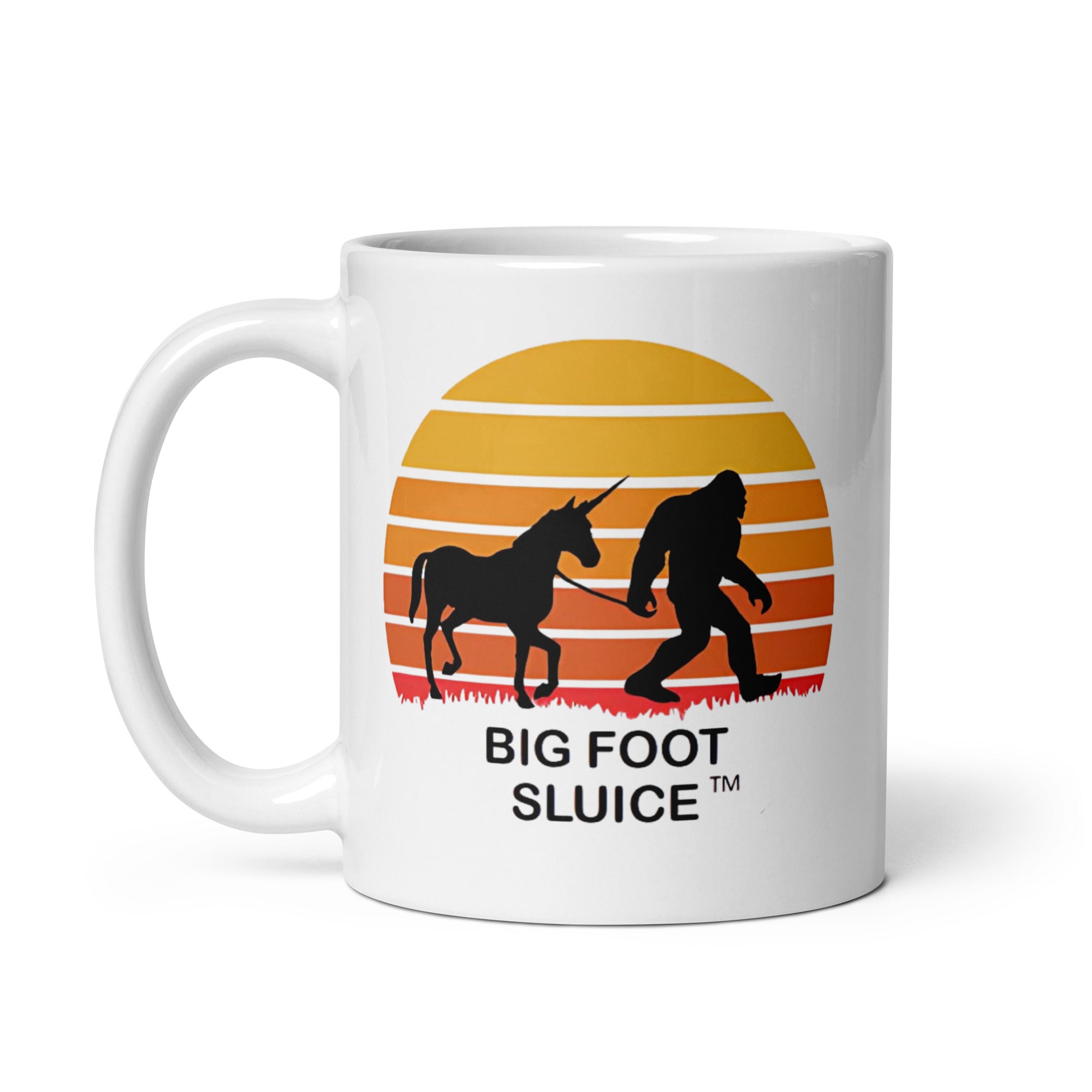 Dream Mat - Bigfoot White glossy mug - Prospectors Dream