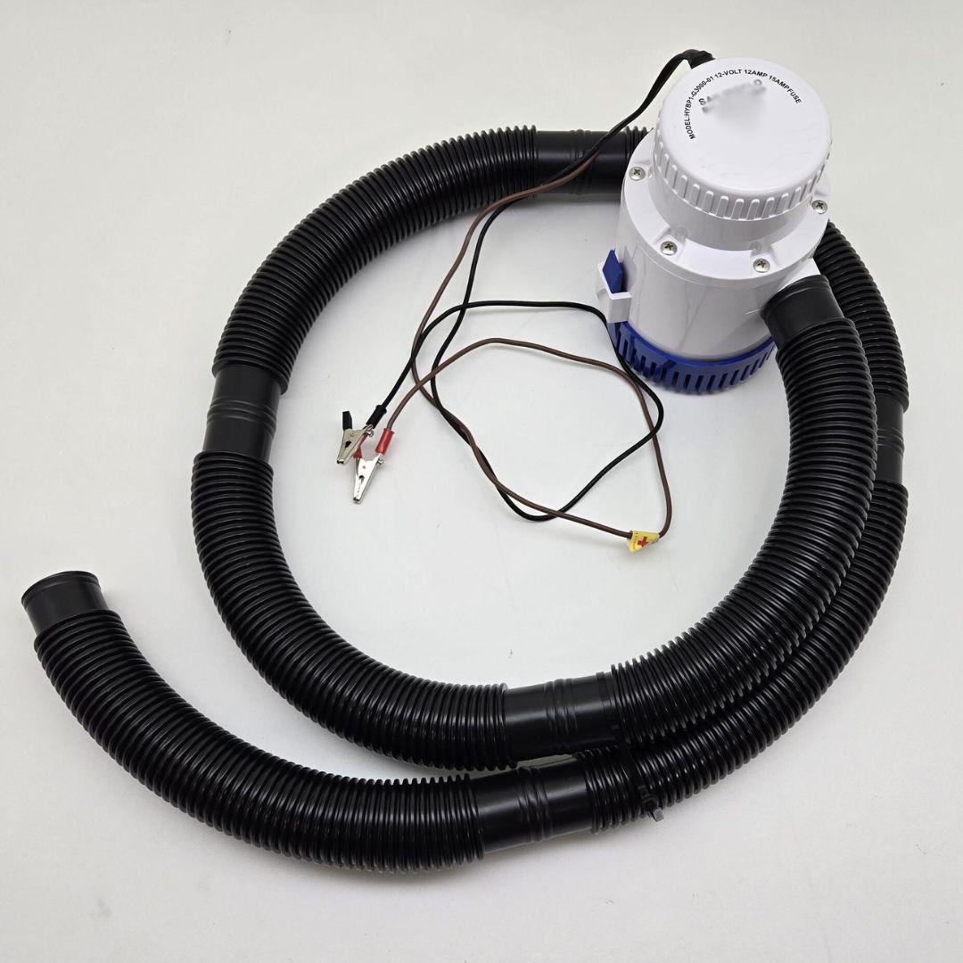 Dream Mat - Bilge Pump 3000 GPH + 6ft hose - Prospectors Dream