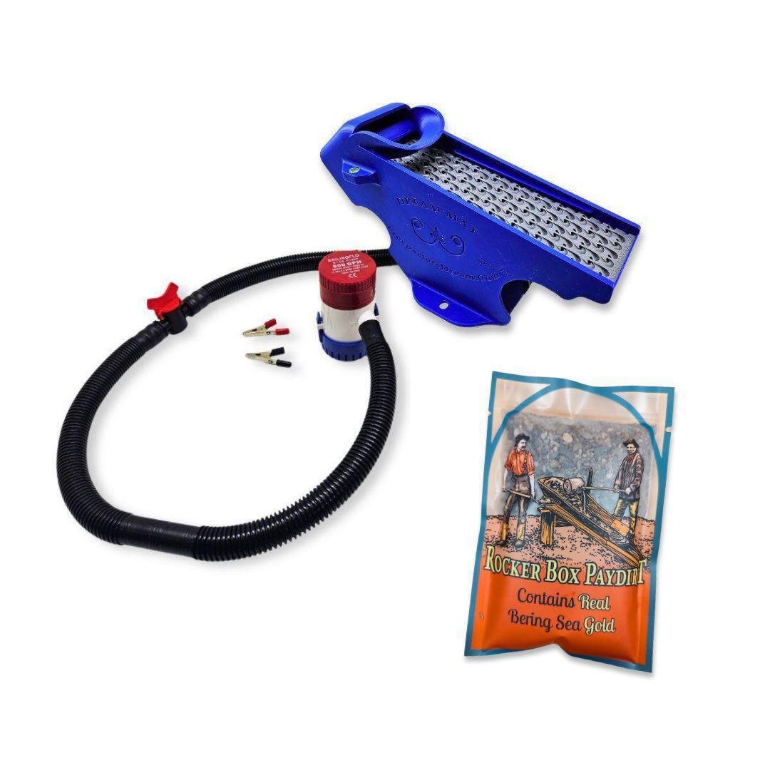 Dream Mat - Clean - Up Buddy 12Volt Kit - (500gph) + Bering Sea Paydirt - Prospectors Dream