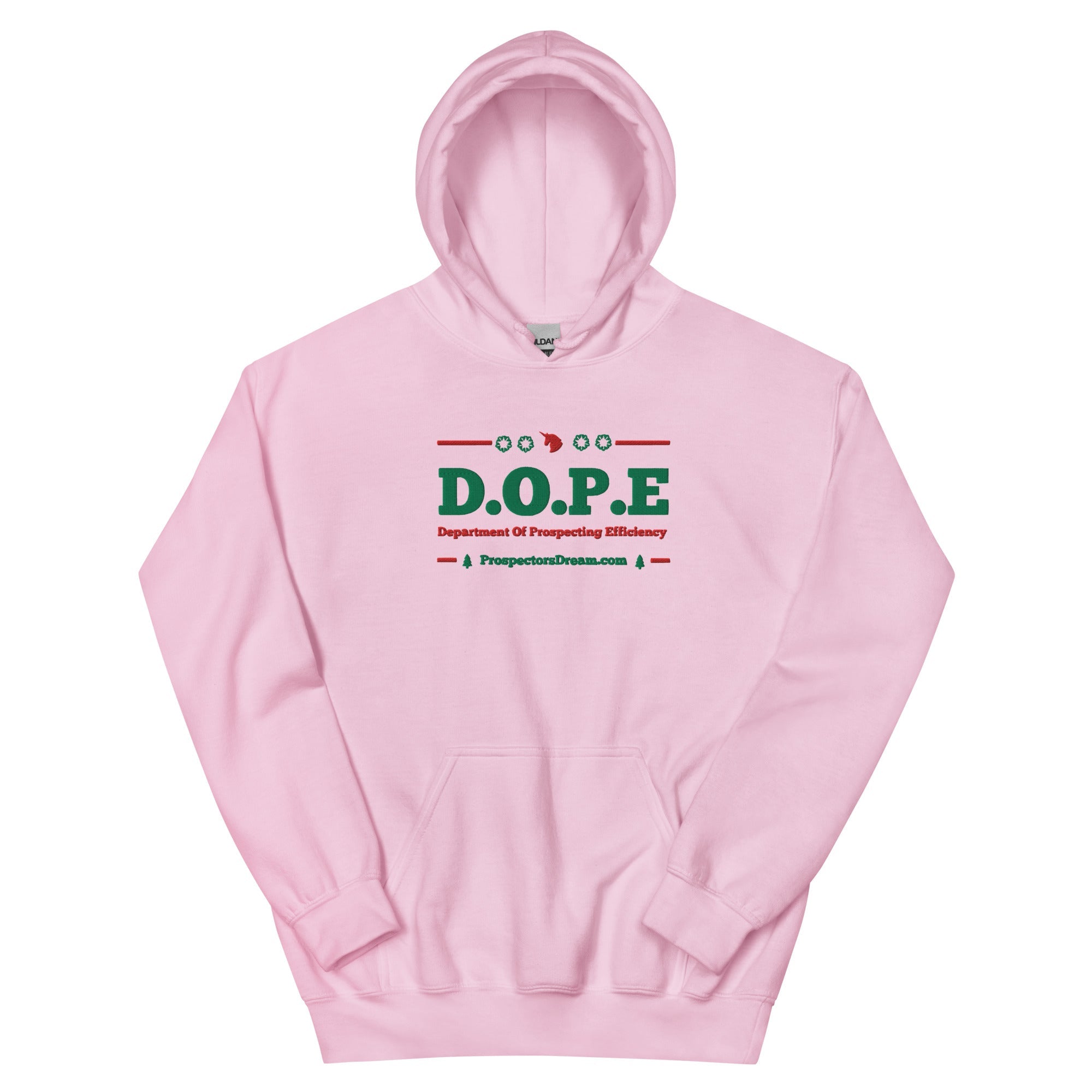 Dream Mat - DOPE Unisex Hoodie - Embroidery Stitch - Christmas Edition - Prospectors Dream