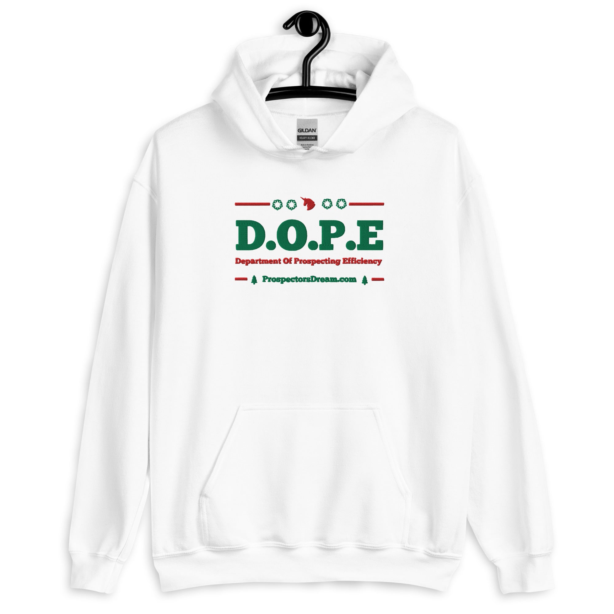 Dream Mat - DOPE Unisex Hoodie - Embroidery Stitch - Christmas Edition - Prospectors Dream