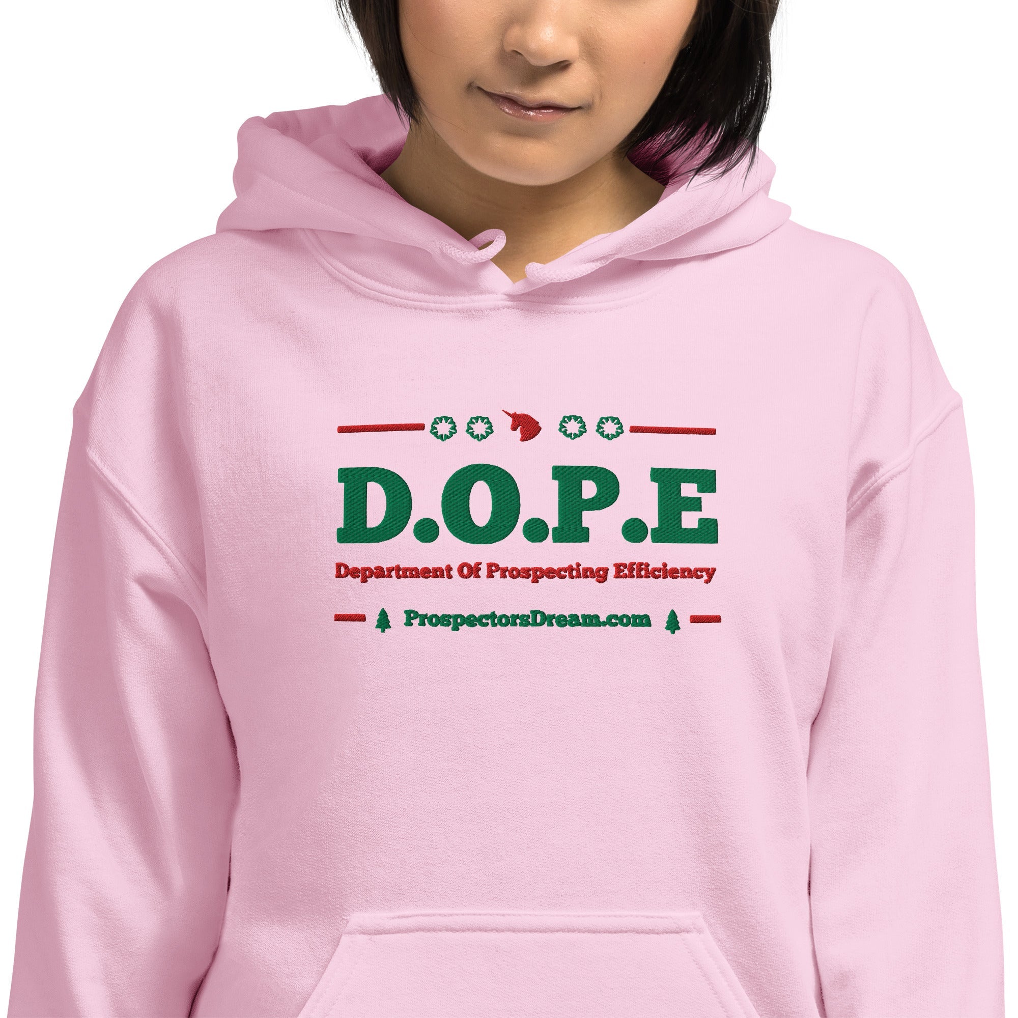 Dream Mat - DOPE Unisex Hoodie - Embroidery Stitch - Christmas Edition - Prospectors Dream