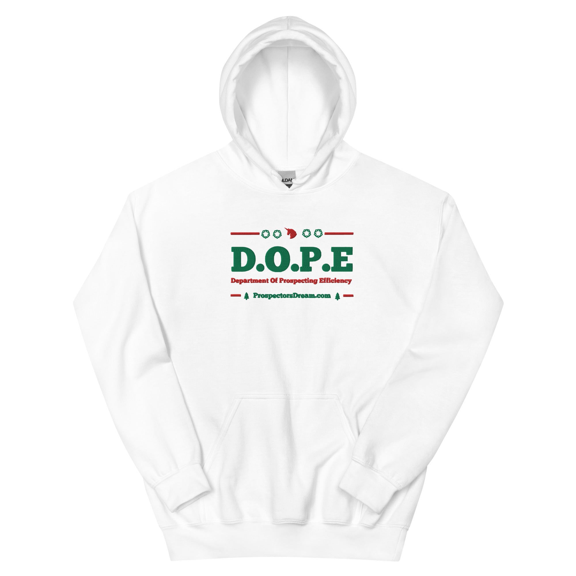 Dream Mat - DOPE Unisex Hoodie - Embroidery Stitch - Christmas Edition - Prospectors Dream