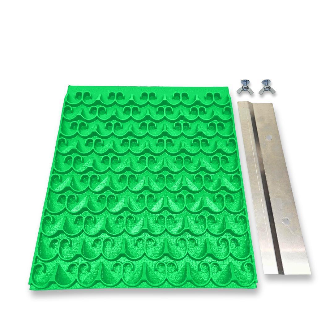 Dream Mat - Modular Sluice Mats (12x12 End Trim) | Dream Mat | Interchangeable Gold Recovery Sections w/ Clamp - Sluice Mat - Prospectors Dream