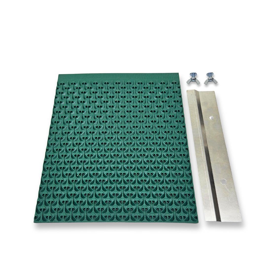 Dream Mat - Modular Sluice Mats (12x12 End Trim) | Dream Mat | Interchangeable Gold Recovery Sections w/ Clamp - Sluice Mat - Prospectors Dream