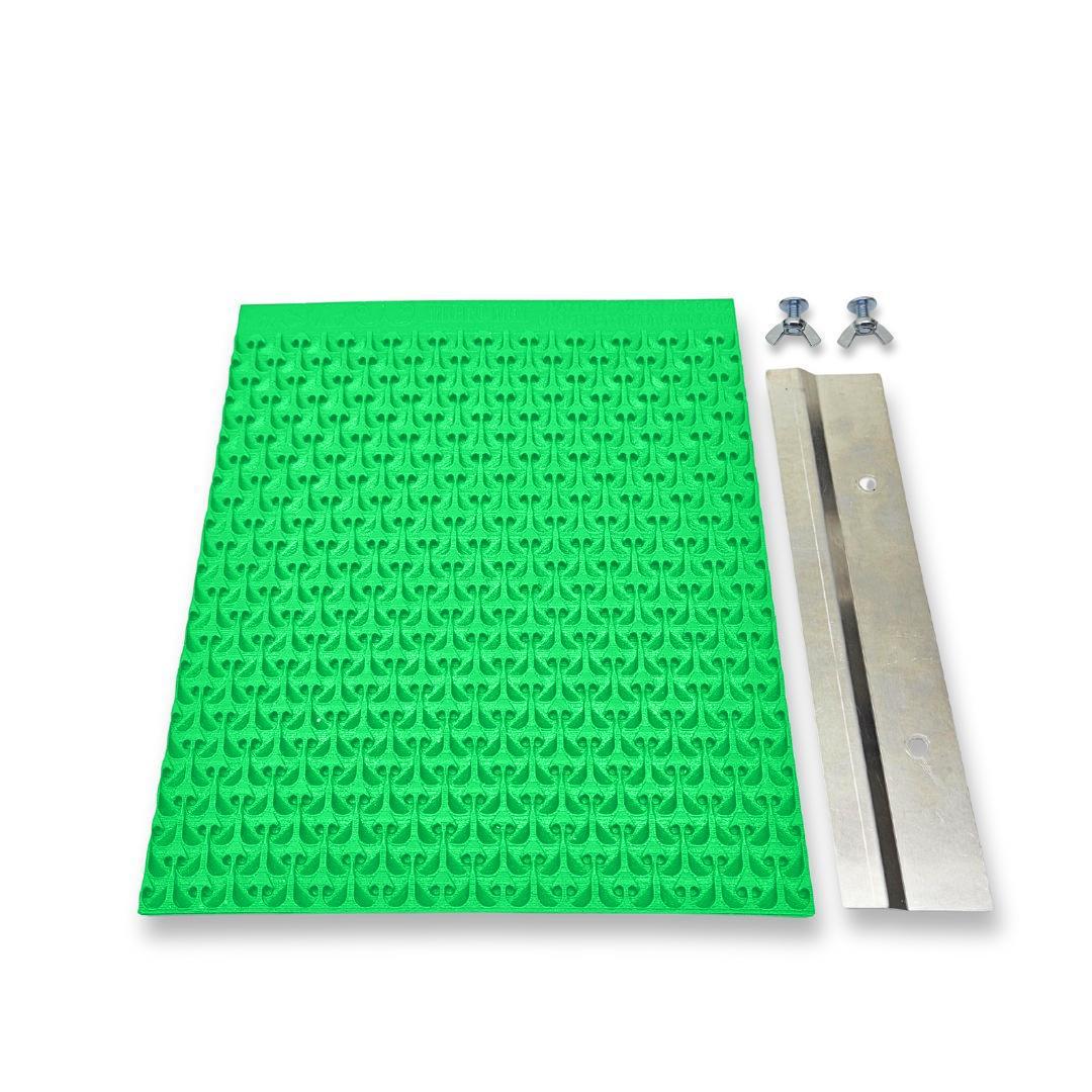 Dream Mat - Modular Sluice Mats (8x12 End Trim) | Dream Mat | Interchangeable Gold Recovery Sections w/ Clamp - Sluice Mat - Prospectors Dream