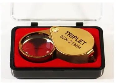 Dream Mat - PuriTEST 30X Jewelers Magnifier Magnifying Glass Eye Loupe for Gold Silver Jewelry - Jewelry - Prospectors Dream