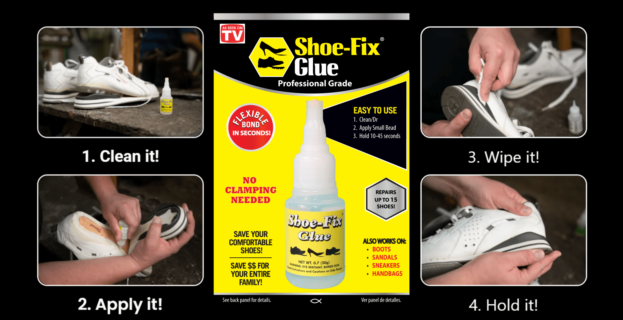Dream Mat - Shoe - Fix Glue Professional Grade Repair Adhesive (20g) - Adhesive - Prospectors Dream