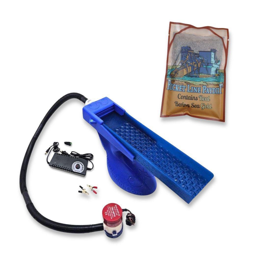Dream Mat - The Boss Clean Up Sluice Kit - Micro (2nd Gen) + Bering Sea Paydirt - Gold Sluice Box - Prospectors Dream