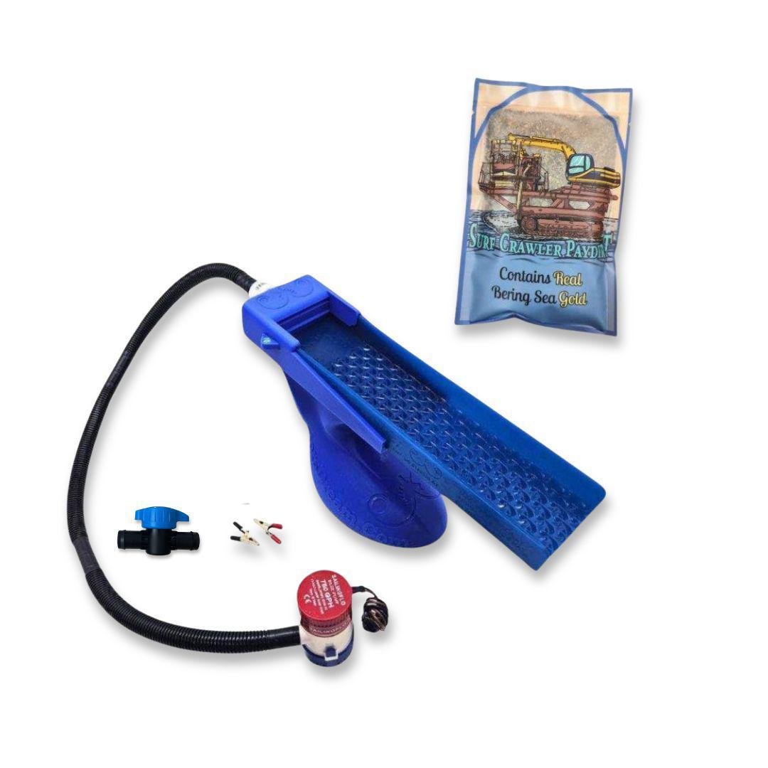 Dream Mat - The Boss Clean Up Sluice Kit - Micro (2nd Gen) + Bering Sea Paydirt - Gold Sluice Box - Prospectors Dream