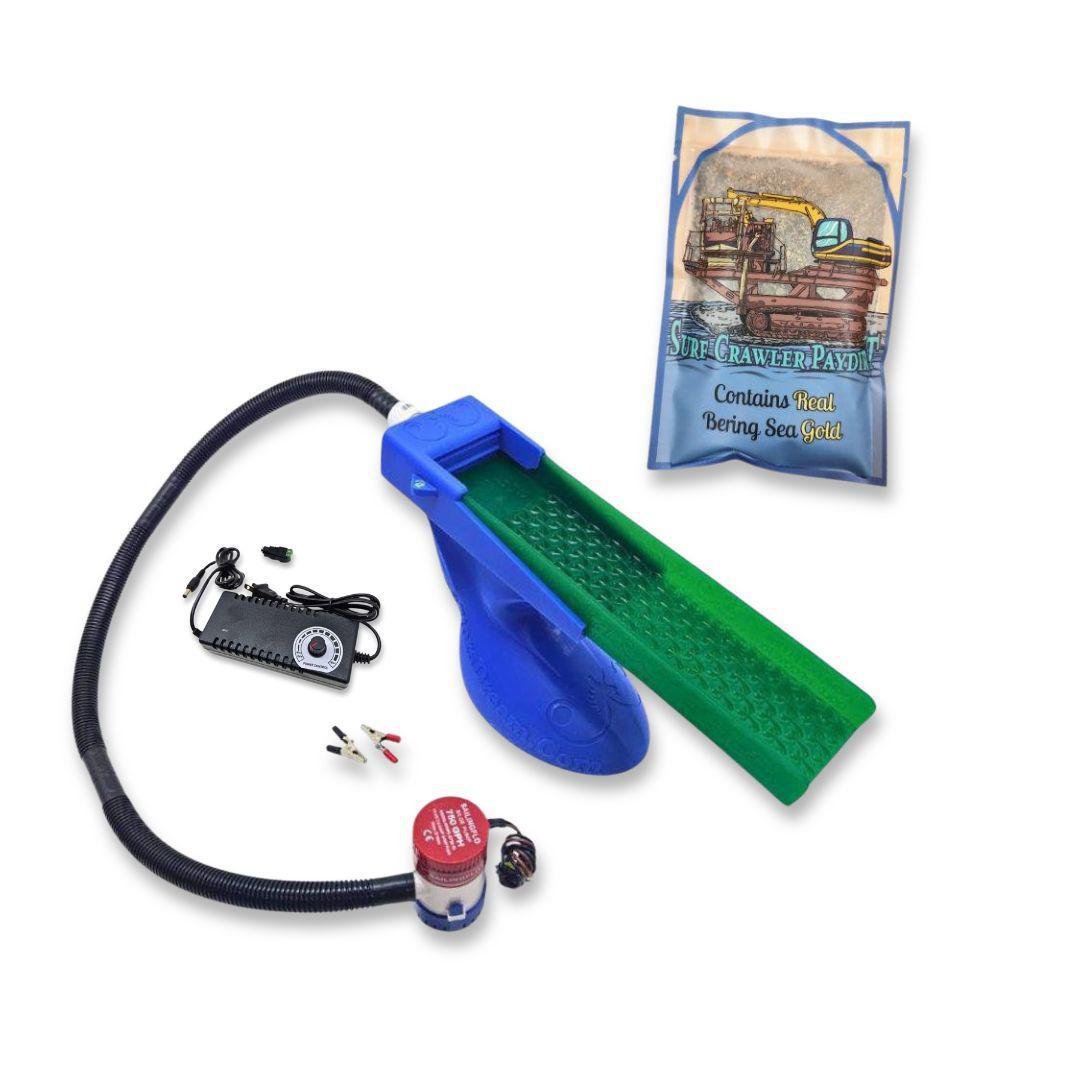 Dream Mat - The Boss Clean Up Sluice Kit - Micro (2nd Gen) + Bering Sea Paydirt - Gold Sluice Box - Prospectors Dream