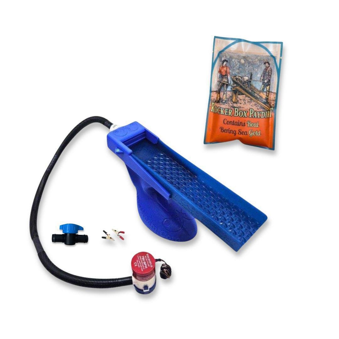 Dream Mat - The Boss Clean Up Sluice Kit - Micro (2nd Gen) + Bering Sea Paydirt - Gold Sluice Box - Prospectors Dream