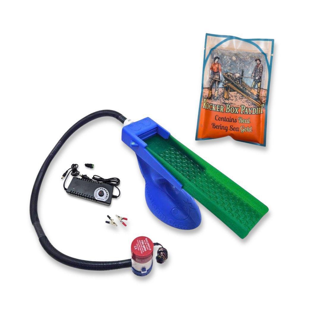 Dream Mat - The Boss Clean Up Sluice Kit - Micro (2nd Gen) + Bering Sea Paydirt - Gold Sluice Box - Prospectors Dream