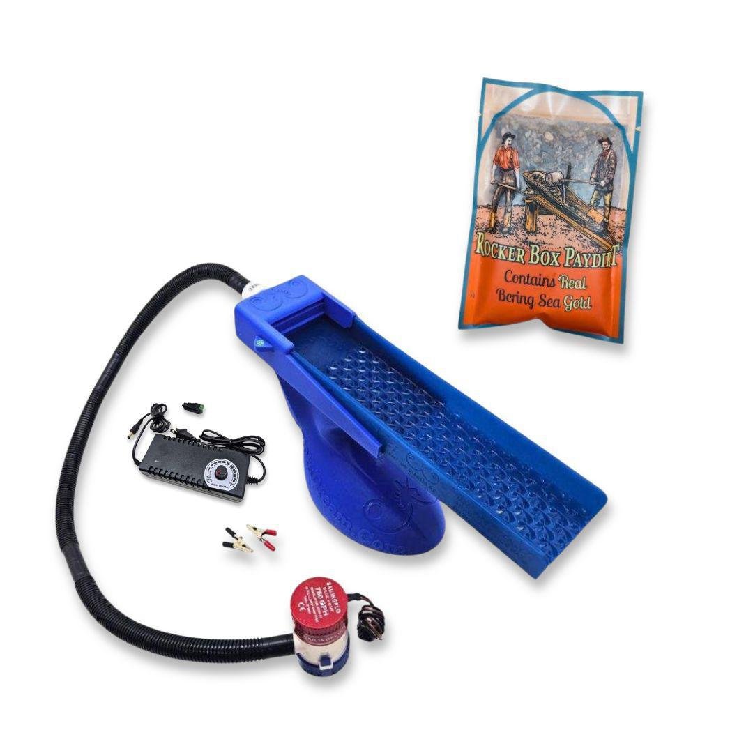 Dream Mat - The Boss Clean Up Sluice Kit - Micro (2nd Gen) + Bering Sea Paydirt - Gold Sluice Box - Prospectors Dream