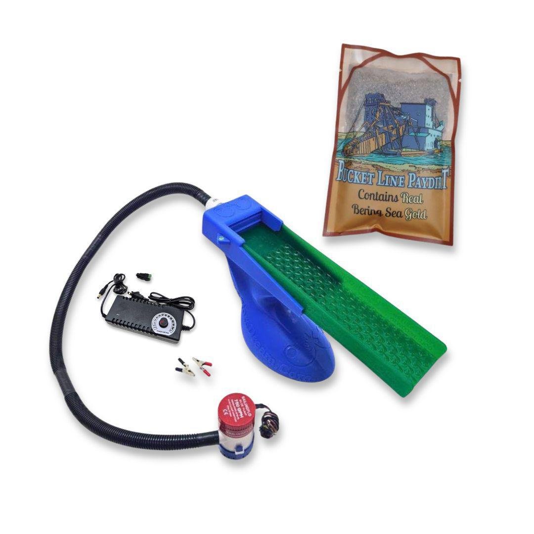 Dream Mat - The Boss Clean Up Sluice Kit - Micro (2nd Gen) + Bering Sea Paydirt - Gold Sluice Box - Prospectors Dream