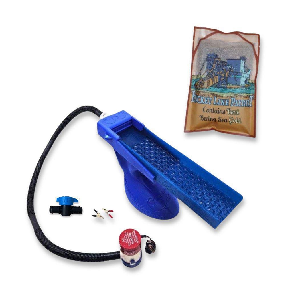 Dream Mat - The Boss Clean Up Sluice Kit - Micro (2nd Gen) + Bering Sea Paydirt - Gold Sluice Box - Prospectors Dream