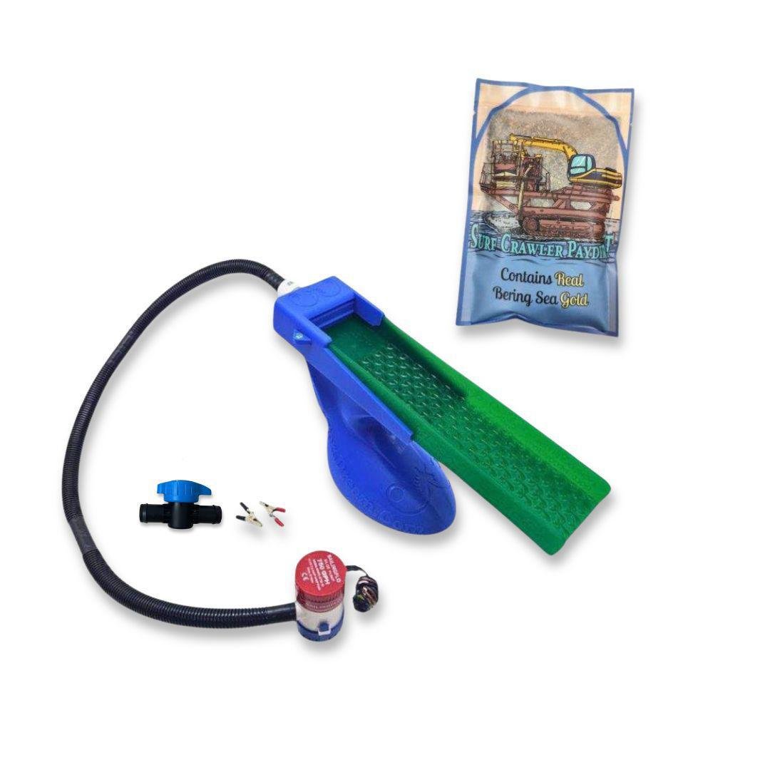 Dream Mat - The Boss Clean Up Sluice Kit - Micro (2nd Gen) + Bering Sea Paydirt - Gold Sluice Box - Prospectors Dream
