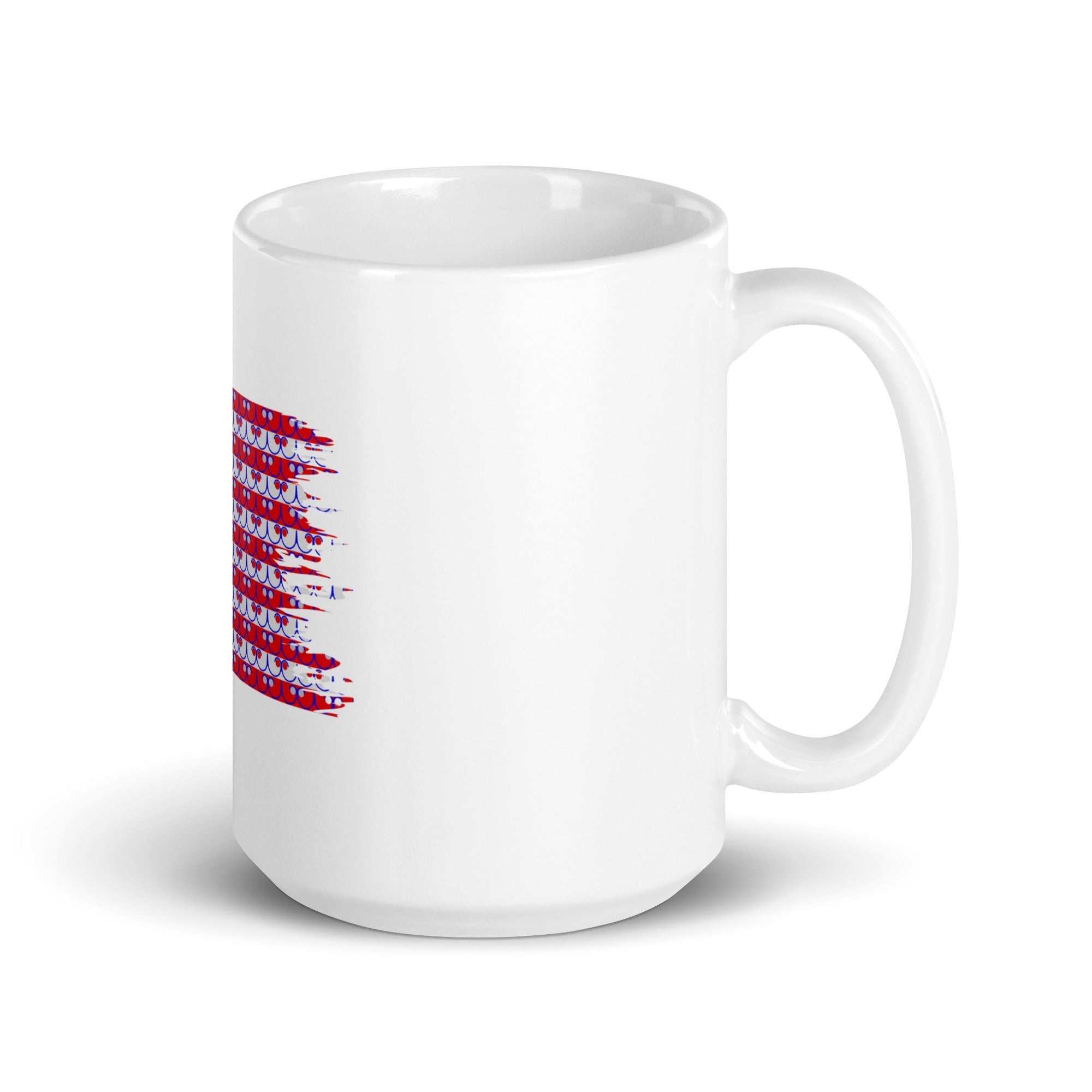 Dream Mat - Unicorn American Flag - White glossy mug - Prospectors Dream