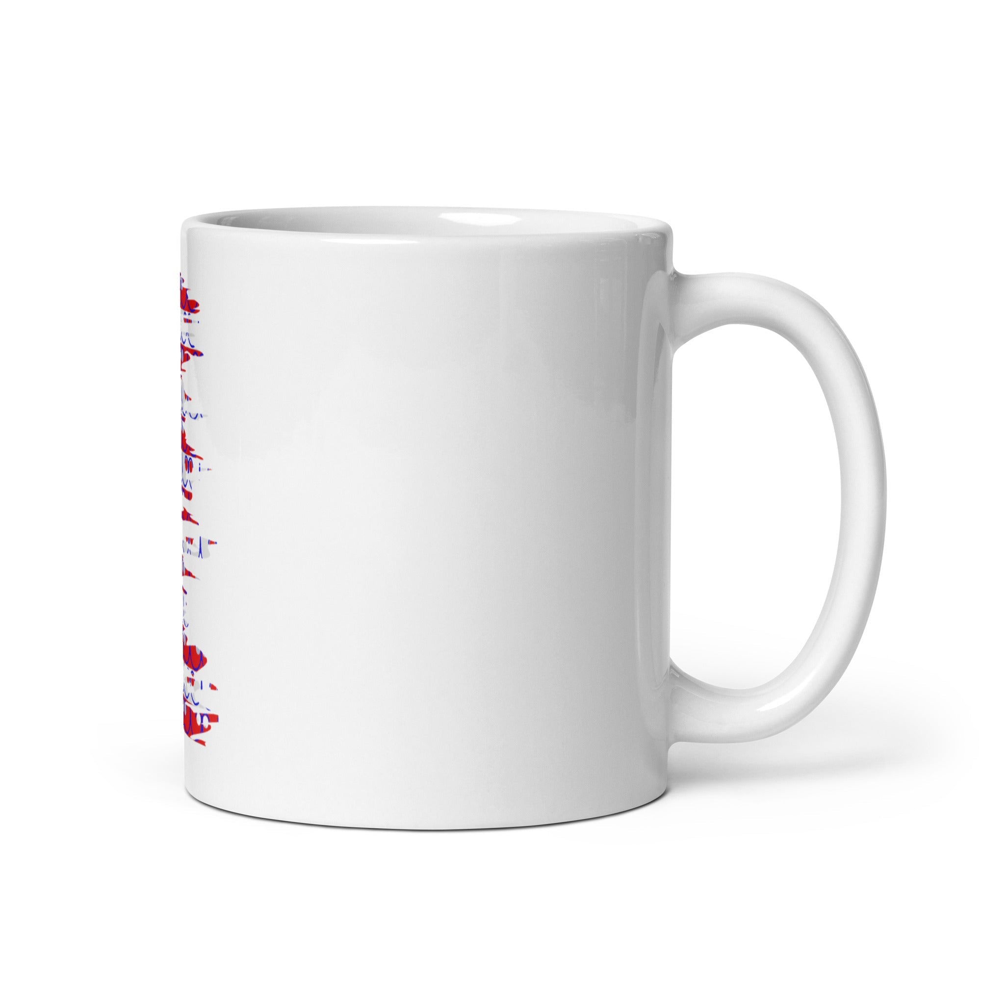 Dream Mat - Unicorn American Flag - White glossy mug - Prospectors Dream