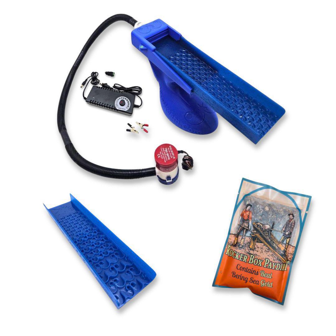 Dream Mat - Value Bering Sea Paydirt Bundle - The Boss Clean Up Sluice Kit - Combo + Micro - Gold Sluice Box - Prospectors Dream