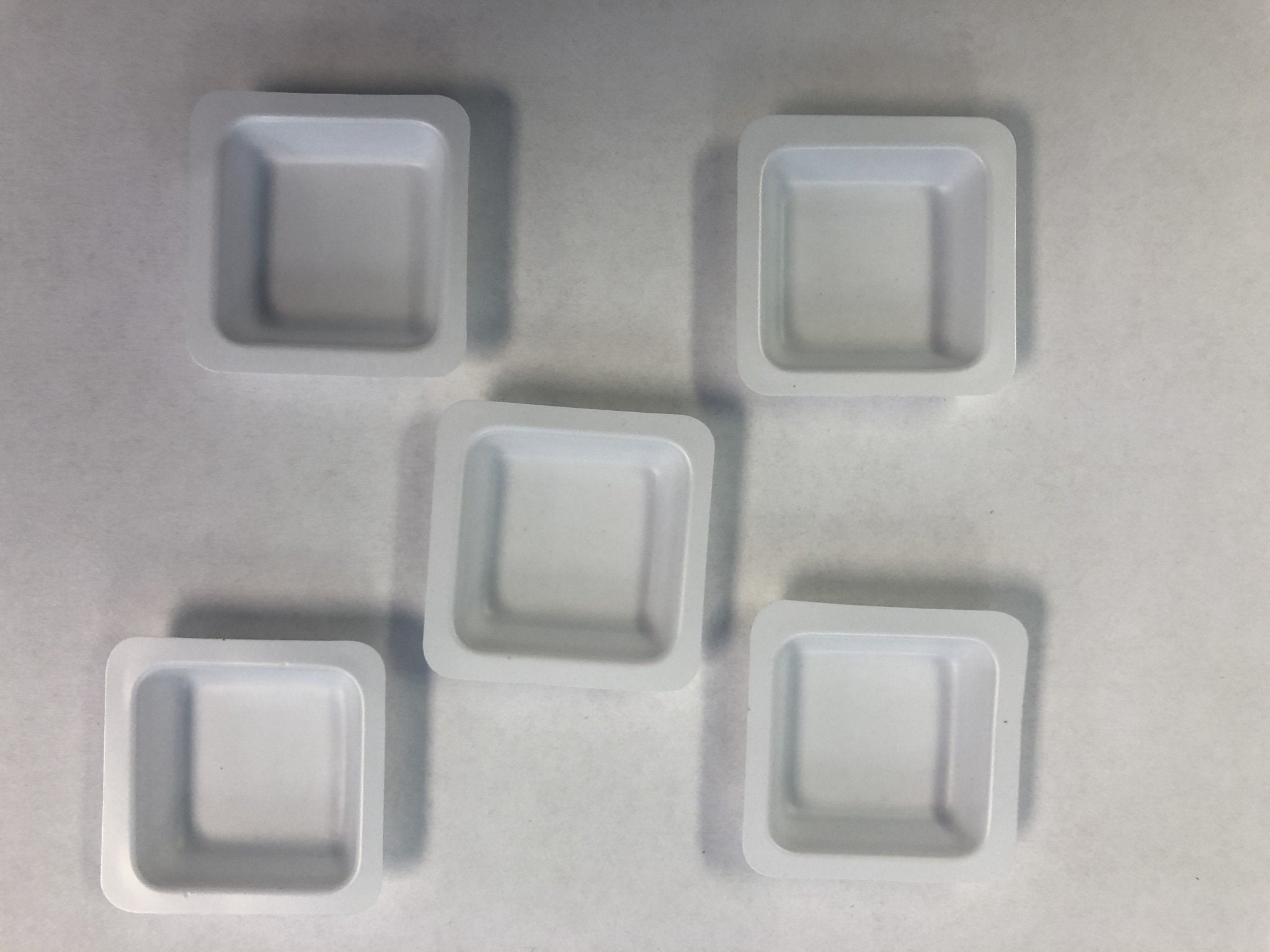 Dream Mat - Weighing Boats - Small Square Plastic 5 - pack - Accessories - Prospectors Dream